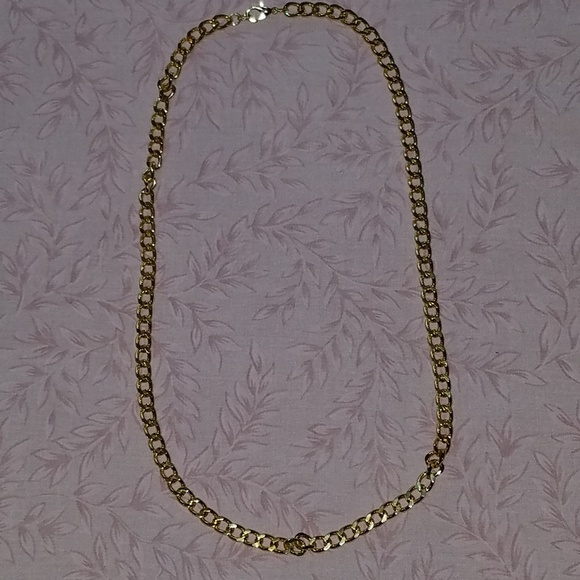 18 K GOLD PLATED CUBAN LINK NECKLACE NEW !!! - Picture 4 of 6
